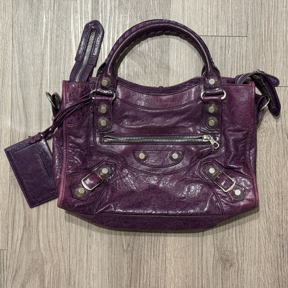 **SOLD** Balenciaga 2 Way City Bag Giant 21 Grape Chèvre 2007 🍇